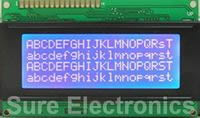 20×4 blå LCD
